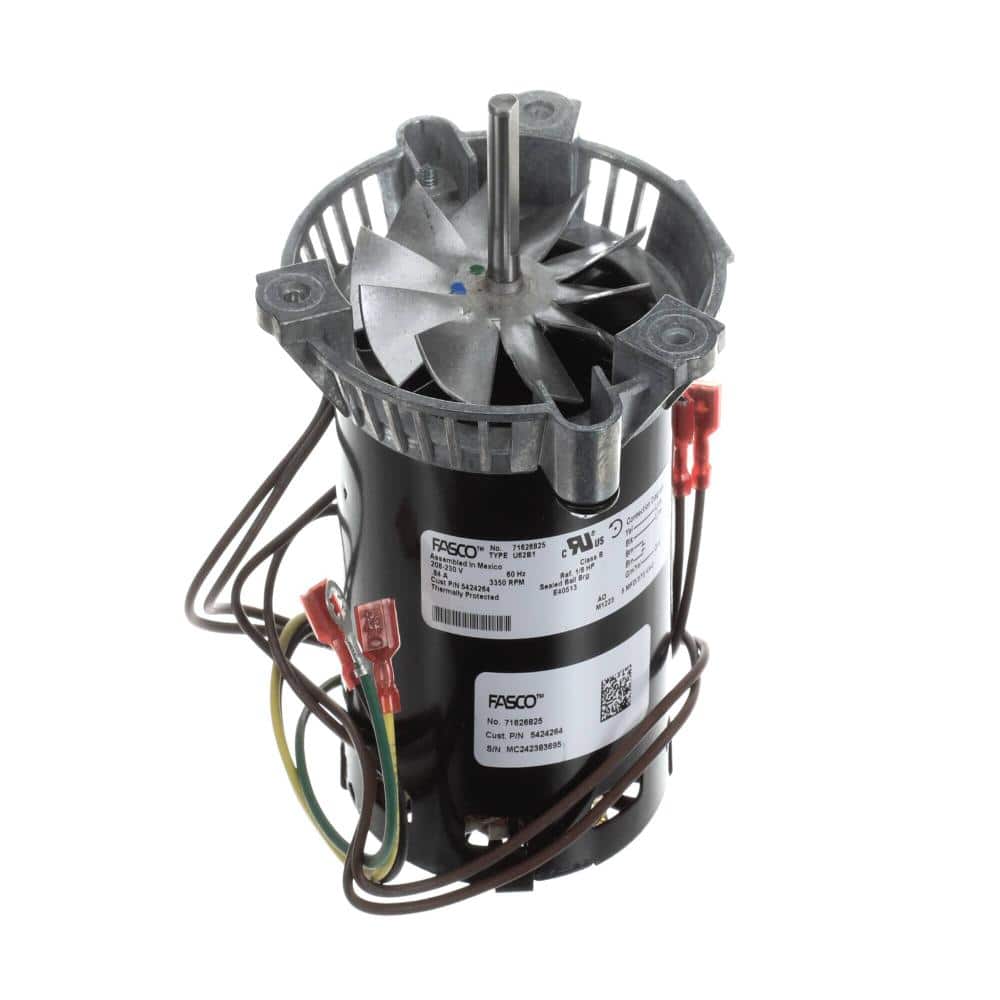 Draft Fan/Motor Assembly, 208-230V, 60Hz, 3350 RPM, 1/6 HP price history on PriceWatchPro