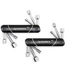 SAE/MM Folding Nut Driver Set (12-Piece)