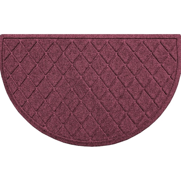 Waterhog Square Pattern Grill Mat - Bordeaux