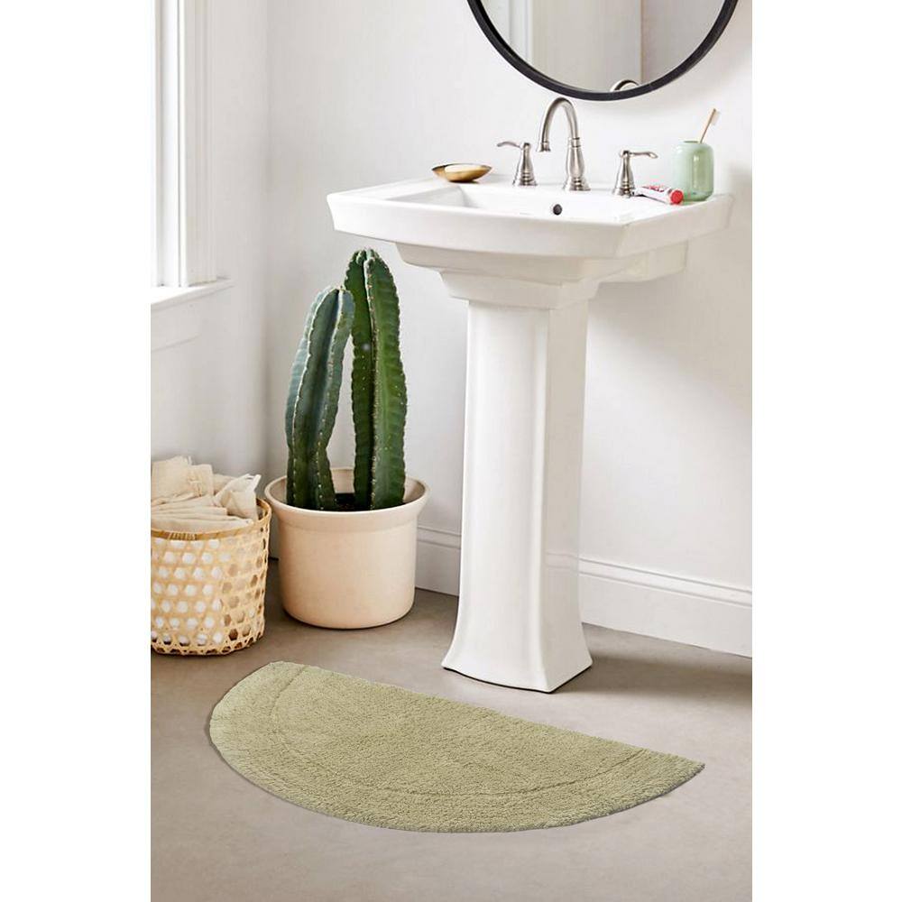 Waterford Collection 100% Cotton Tufted Bath Rug, 17 x 30 Slice Rug, Green price history on PriceWatchPro