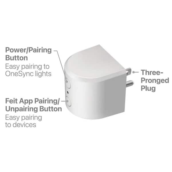 Feit Electric OneSync Landscape 120-Volt 15 Amp Outdoor Control Plug with  Remote SYNC/PLUG/REM - The Home Depot