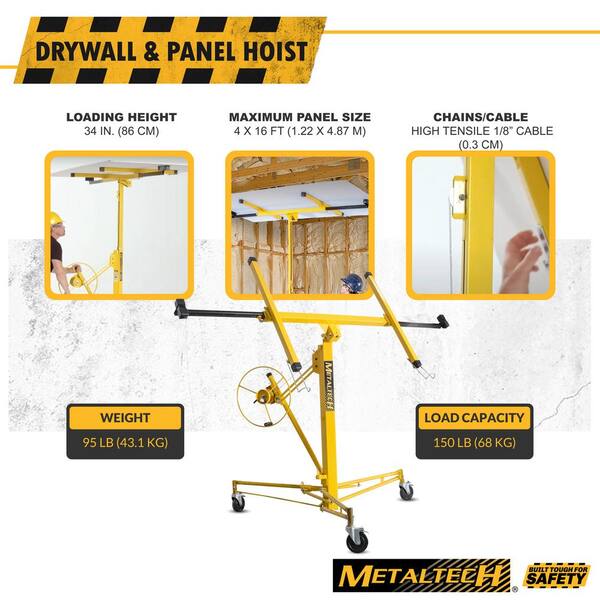 Panel Hoist Tool Sheet Carrier, How To Attach Corrugated Metal Drywall