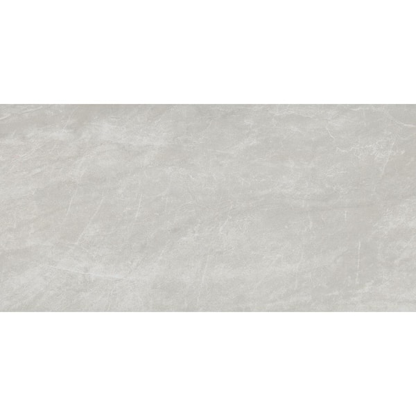 MSI Take Home Tile Sample - Pavia Gray 4 in. x 4 in. Polished Porcelain Floor and Wall Tile