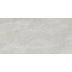 Pavia Gray 12 in. x 24 in. Polished Porcelain Floor and Wall Tile ( 16 sq. Ft. / case )
