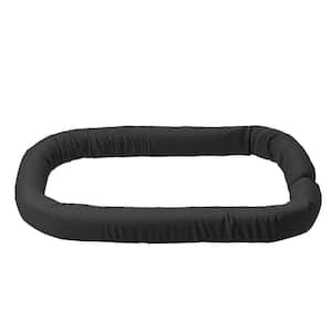 Sediment Filter Sock, 120 in. L x 5 in. W x 1.9 in. H Black Plastic Polypropylene Silt Fence(1-Pack), 2025 update