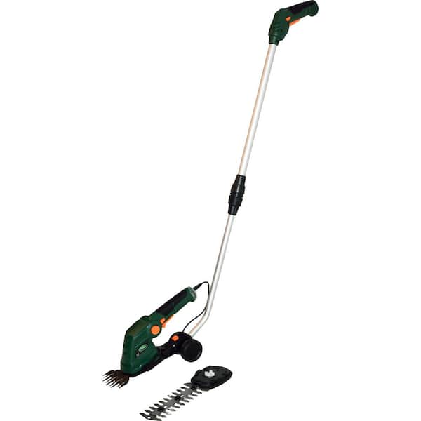 Scotts 7.2V Lithium-Ion Cordless Telescoping Pole Shrub Trimmer - 2 Ah Battery and Charger Included