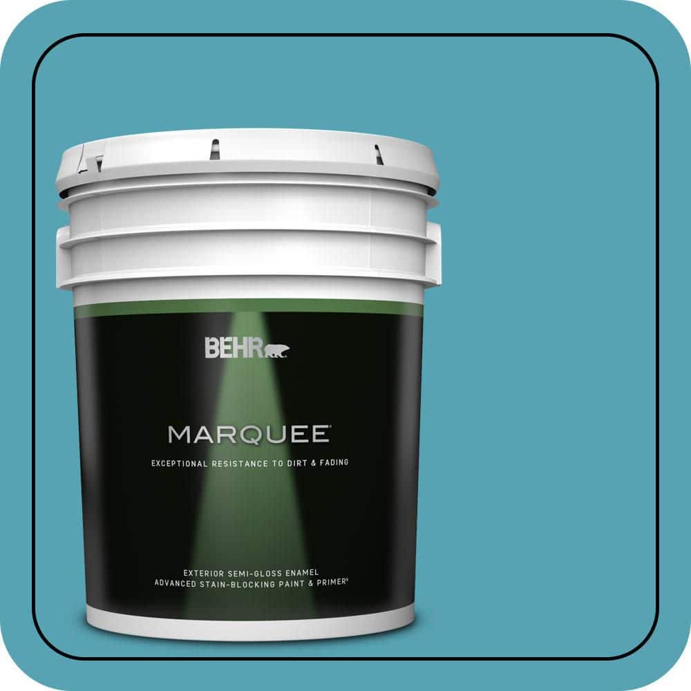 5 gal. #M470-5 Explorer Blue Semi-Gloss Enamel Exterior Paint & Primer product image for price tracking