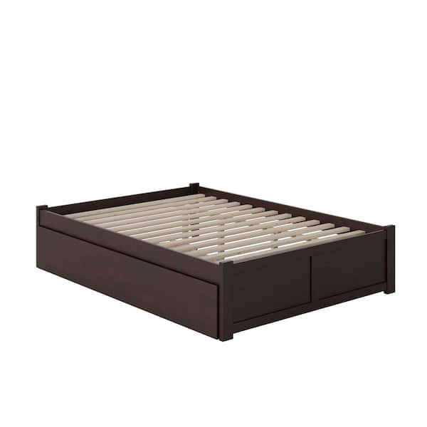 Atlantic Furniture Concord Queen Bed, Can I Put A Trundle Under Queen Bed Frame