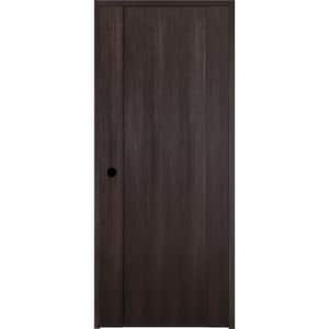 Vona 01 28 in. x 80 in. Right-Hand Solid Core Veralinga Oak Prefinished Textured Wood Single Prehung Interior Door