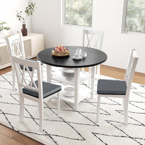 Costway Grey Seat Cushions Gel Memory Foam Non-slip Bottom Dining