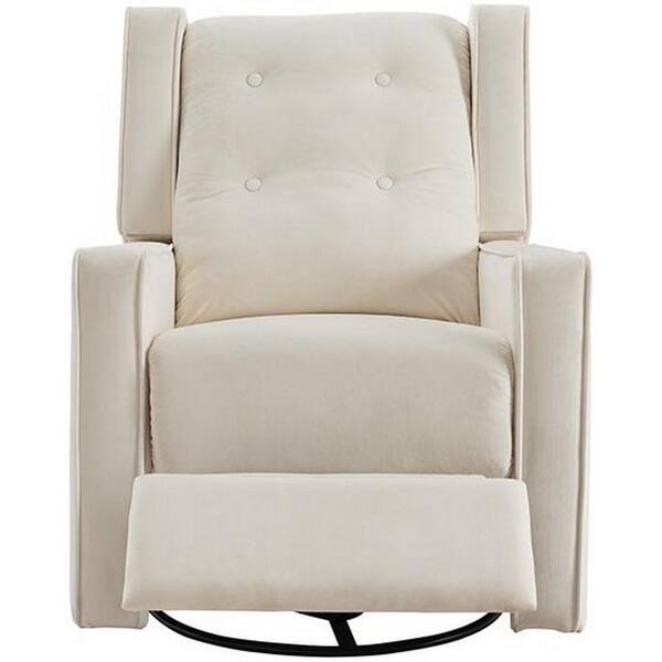 HOMESTOCK Choclolate, Microfiber Swivel Glider Recliner Rocker, Nursery