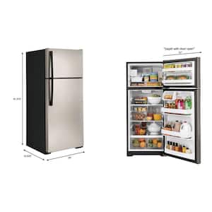 17.5 cu. ft. Top Freezer Refrigerator in Silver, ENERGY STAR