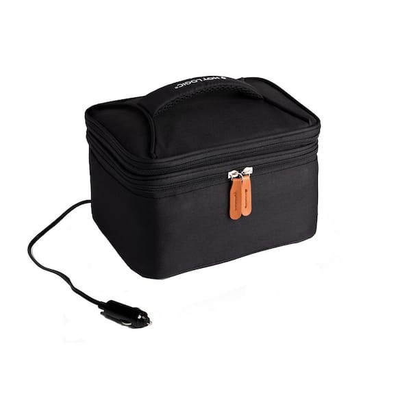 HotLogic Mini Portable Food Warmer for Home, Office, and Travel, Black