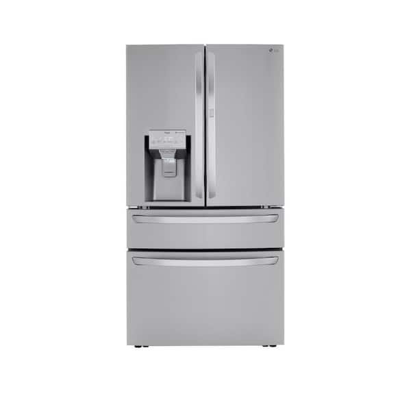 LG 30 cu. ft. 4-Door French Door Refrigerator, Door-In-Door, Full-Convert Drawer, Craft Ice in PrintProof Stainless Steel