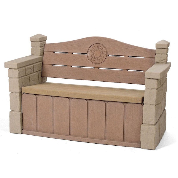 Step2 Outdoor Storage Patio Bench, Outdoor Porch Bench With Storage