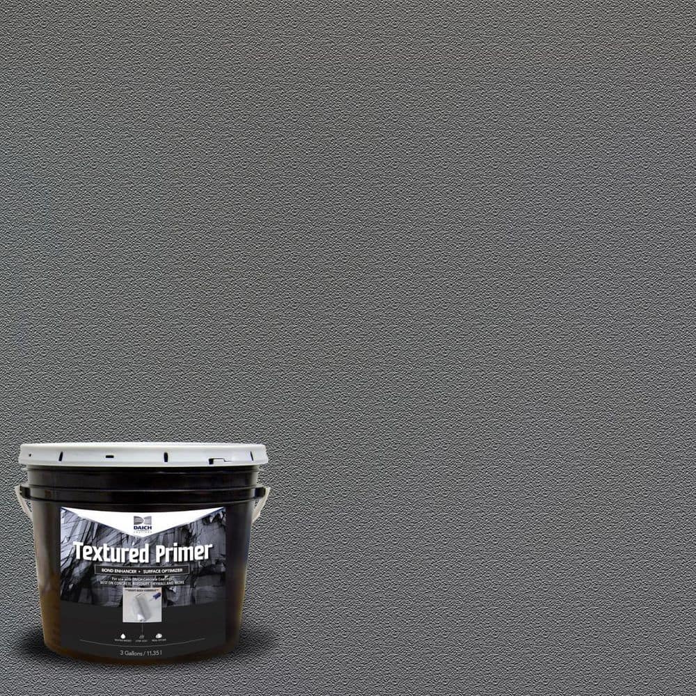 Textured Bonding Primer 3 gal. Charcoal Grey Concrete Coating
