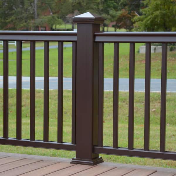 CountrySide 5 in. x 5 in. Simply Brown Post Sleeve Base Moulding