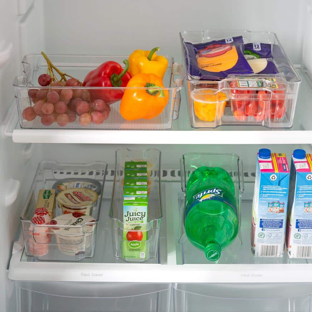 Kitchen Details Clear Slim Refrigerator Shelf Organizer 28513