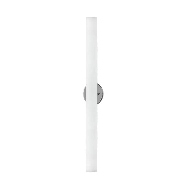 KUZCO Bute 32 in. 1-Light 41-Watt Brushed Nickel Integrated LED Wall Sconce