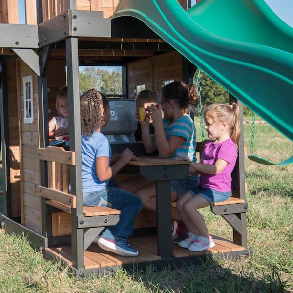Backyard Discovery Canyon Creek Outdoor Kid's Playground Set w
