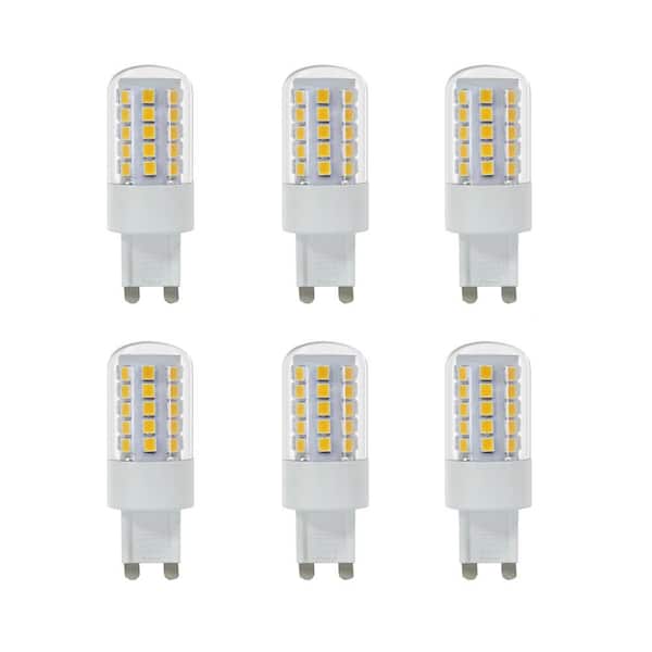 Feit Electric 40-Watt Equivalent Bright White (3000K) T4 G9 Bi-Pin Base Decorative LED Light Bulb (6-Pack)
