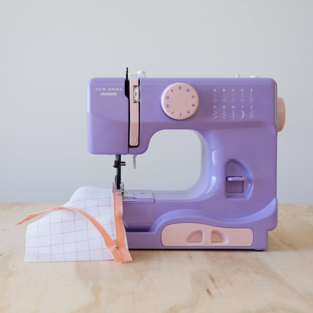 Janome Basic 10Stitch Lady Sewing Machine 001lady The Home Depot
