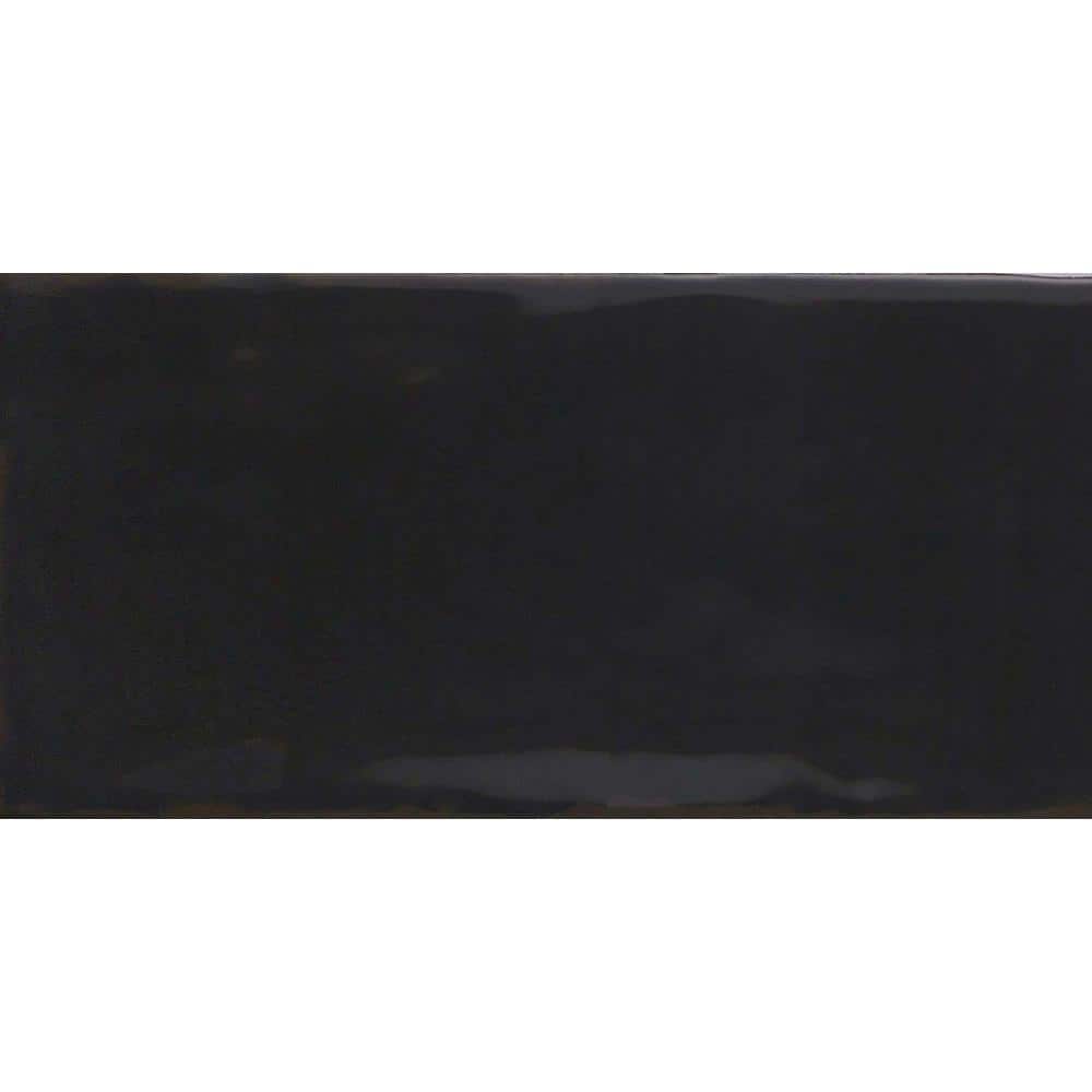 Antigo Jet 2 in. x 5 in. Glossy Ceramic Wall Tile (12.1 sq. ft./Case, 144 pcs) price history on PriceWatchPro