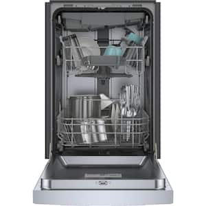 300 Series 18 in. Stainless Steel Front Control Smart Built-In Dishwasher with 3rd Rack and 46 dBA