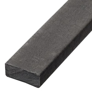 2 in. x 4 in. x 8 ft. Black Recycled Plastic Edging Lumber G-Grade (25 per Pallet)