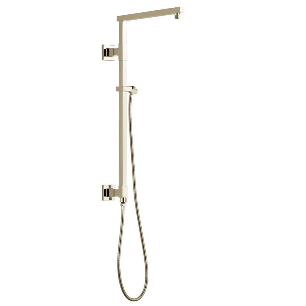 Emerge Angular Modern 26 in. Column Shower Bar in Lumicoat Polished Nickel price history on PriceWatchPro