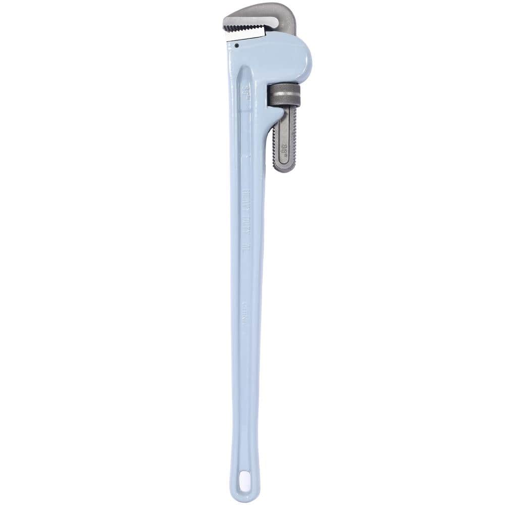36 in. Light Gray Aluminum Heavy Duty Straight Pipe Wrench for Water Pipes, Automotive Repairs price history on PriceWatchPro