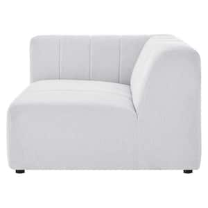 Bartlett Ivory Upholstered Fabric Left-Arm Chair