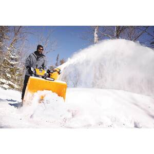 3X 30 in. 420 cc Track Drive Three-Stage Snow Blower with Electric Start Gas Steel Chute Power Steering Heated Grips