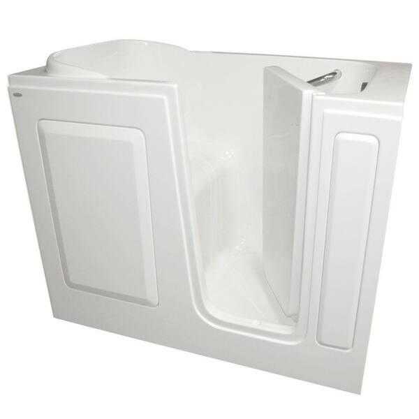 American Standard Gelcoat 48 in. x 28 in. Left Hand Walk-In Quick Drain Bathtub in White