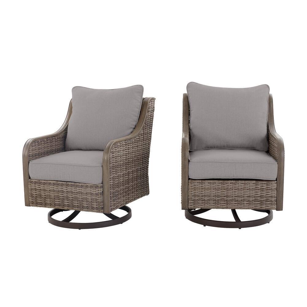 windsor brown wicker outdoor patio lounge chair