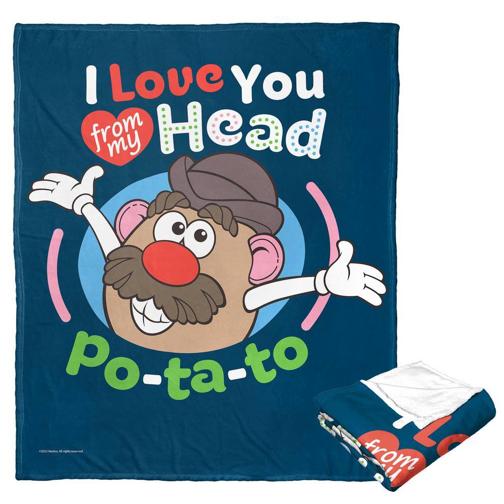 THE NORTHWEST GROUP Hasbro Potato Head Silk Touch Throw Blanket Head To
