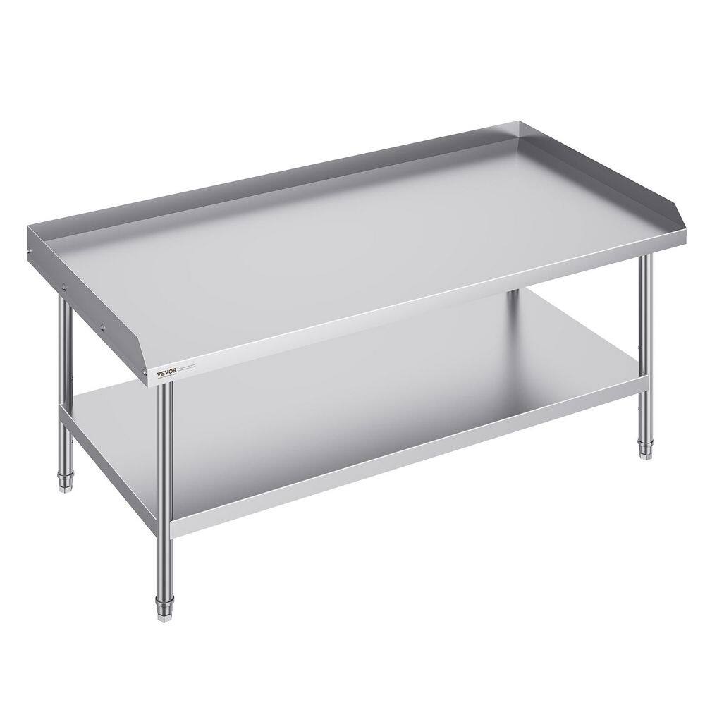 Stainless Steel Equipment Grill Stand 60 x 30 x 24 in. Stainless Table with Adjustable Undershelf Grill Stand Table price history on PriceWatchPro