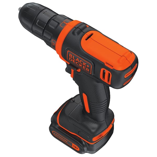 BLACK+DECKER Reviva 12V MAX* Cordless Hammer Drill with Charger and  Screwdriver Bit (REVCHD12C)