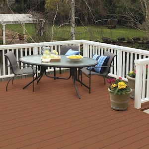 5 gal. #SC-122 Redwood Naturaltone Solid Color Waterproofing Exterior Wood Stain and Sealer