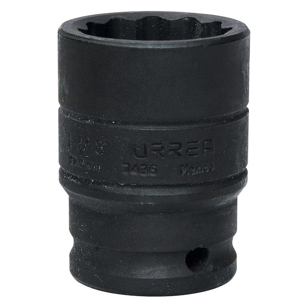 URREA 1/2 in. Drive 12 Point 13/16 in. Impact Socket