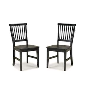 Black Arts and Crafts Dining Chair (Set of 2)