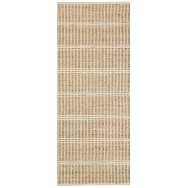 Arbor Ivory Handwoven Jute 3 ft. x 8 ft. Runner Rug