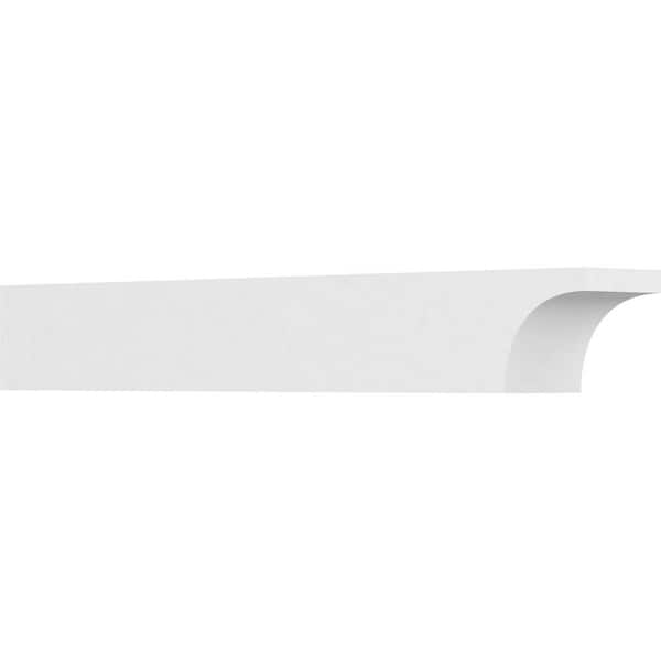 Ekena Millwork 6 in. x 6 in. x 42 in. Standard Huntington Architectural Grade PVC Rafter Tail Brace
