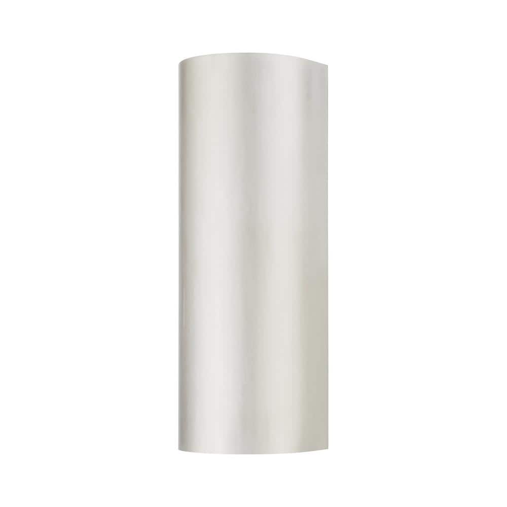 Bond Brushed Nickel Half Cylinder Outdoor Wall Sconce