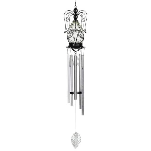 MUMTOP Wind Chime 2.3 ft. Glass Hummingbird Solar Wind Chimes with LED  Lights Outdoor Indoor Decor A2-3607660B - The Home Depot