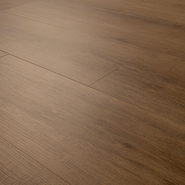 Mocha 22 MIL x 9 in. x 48 in. Medium Espresso Brown Click Lock Waterproof Luxury Vinyl Plank Flooring(20.96 sq.ft./Case)