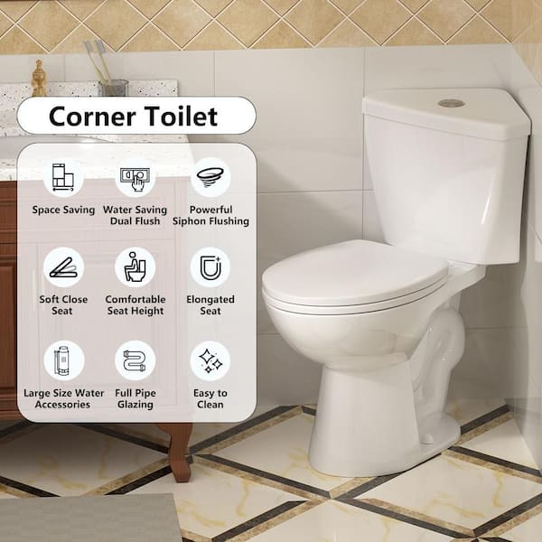 T−FAL KO6208JP Zurn White Touchless Flush Elongated Standard Height 1-Piece