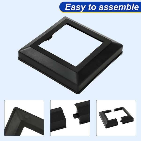 4x4 Post Base Trim Pack Inch X Inch Vinyl Post Skirt Column