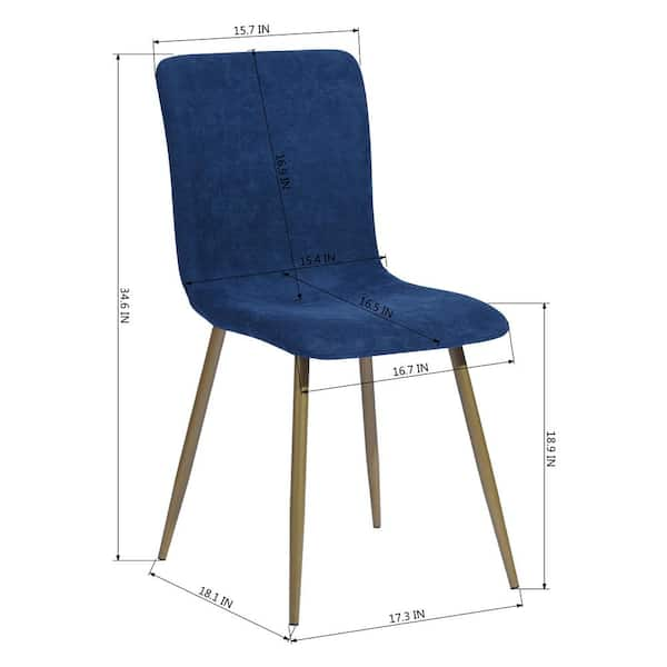 Scargill grey fabric online dining chair