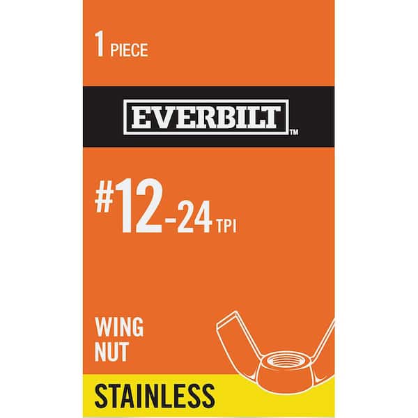 Everbilt #12-24 Stainless Steel Wing Nut